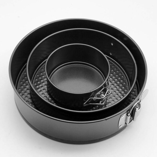 3PCS SET Non Stick Cake Tier Baking Pan Tray Spring Form