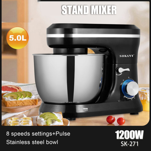 Chef's Cream Stand Mixer - Image 6