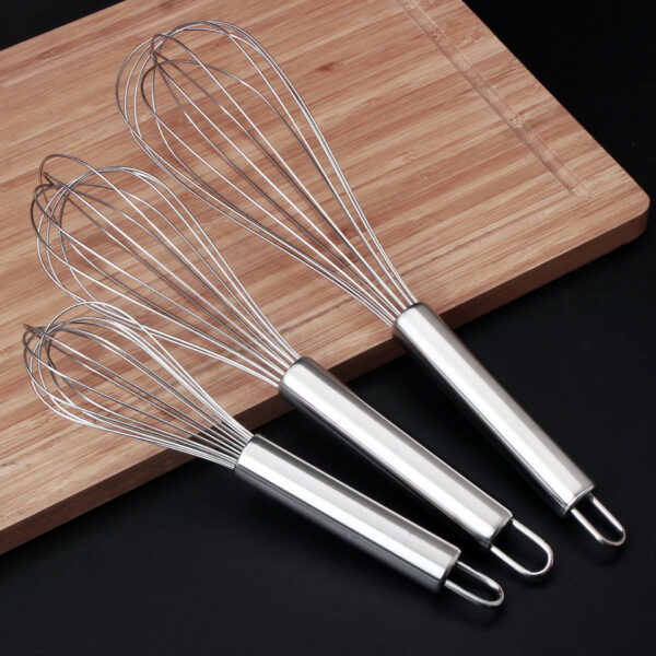 12 inch stainless steel manual whisk - Image 3