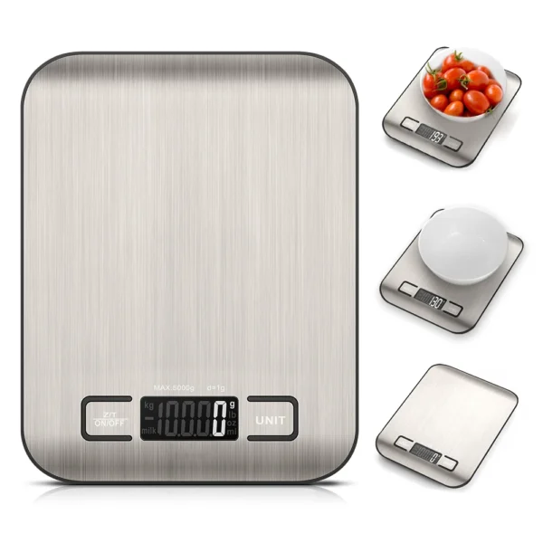 Kitchen Digital Scale 5/10KG High Precision Kitchen Scale Coffee Scale Electronic Scales Jewelry Baking Weight Digital Scale