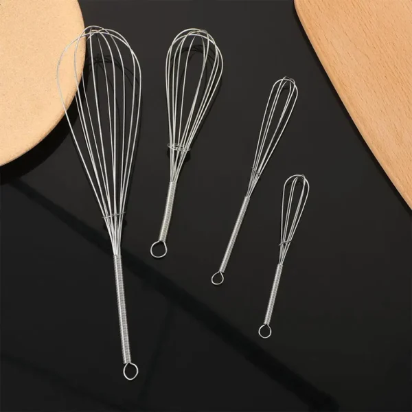 Multifunctional Rotary Manual Egg Beater Mixer Mini Kitchen Egg Whisk Bake Tool Egg Agitator - Image 2