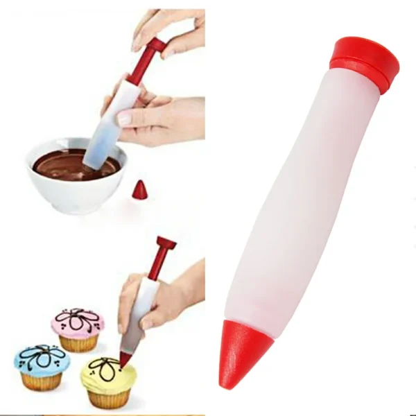 ChocoWrite™ Silicone Cake Decorating Pen – Precision for Perfect Designs - Image 2