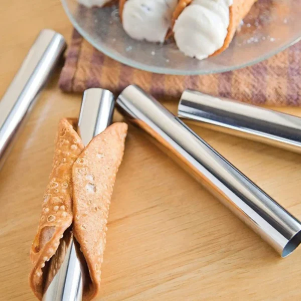 CannoliMaster™ Stainless Steel Cannoli Form Tubes – Perfect for Cream Horns & Cones - Image 3