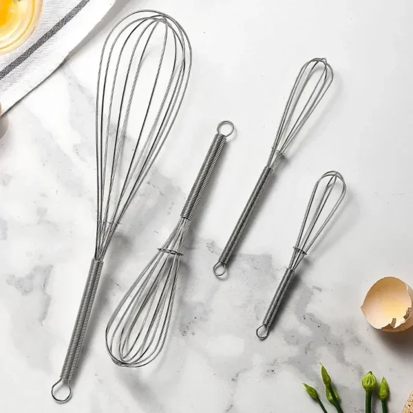 Multifunctional Mini Rotary Manual Egg Beater Mixer Kitchen Egg Whisk Bake Tool Egg Agitator Stainless Steel Eco-Friendly New - Image 5