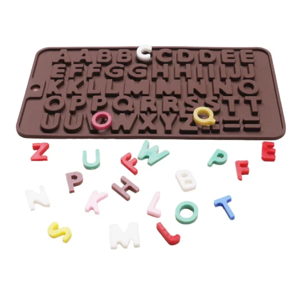 BakeCraft™ Alphabet & Number Silicone Mold – Perfect for Custom Treats - Image 4