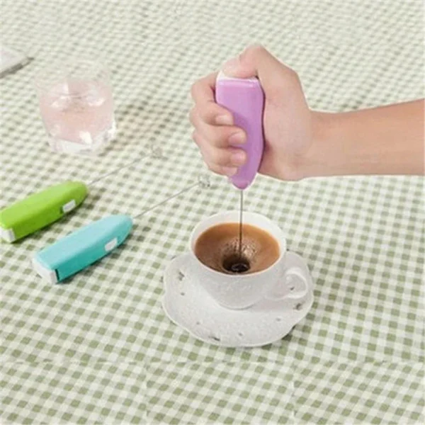Electric Egg Beater Milk Drink Coffee Whisk Stirrer Mini Milk Frother Mixer Electric Home Kitchen Egg Beater for Kitchen Tools - Image 6