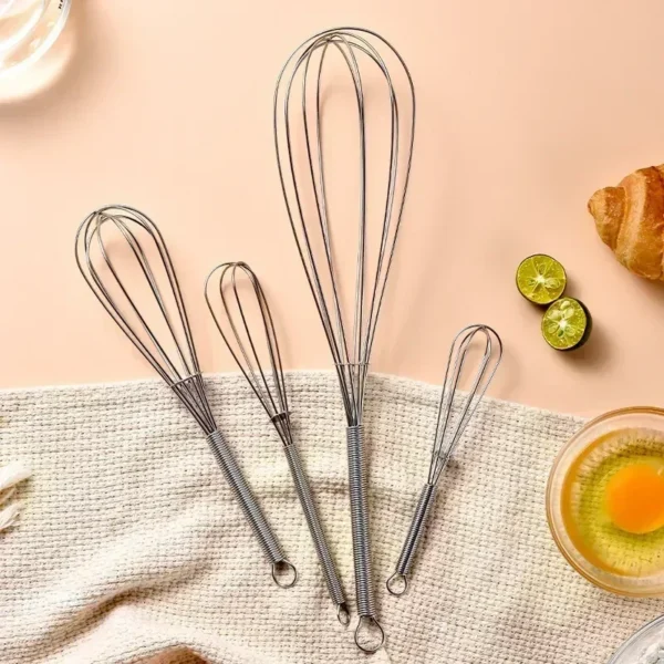 Multifunctional Mini Rotary Manual Egg Beater Mixer Kitchen Egg Whisk Bake Tool Egg Agitator Stainless Steel Eco-Friendly New