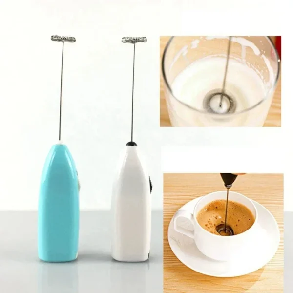 Electric Egg Beater Milk Drink Coffee Whisk Stirrer Mini Milk Frother Mixer Electric Home Kitchen Egg Beater for Kitchen Tools - Image 3