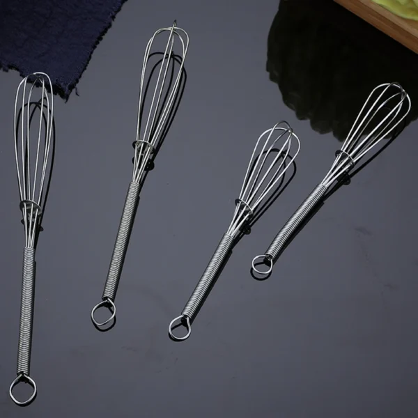 Multifunctional Rotary Manual Egg Beater Mixer Mini Kitchen Egg Whisk Bake Tool Egg Agitator - Image 3