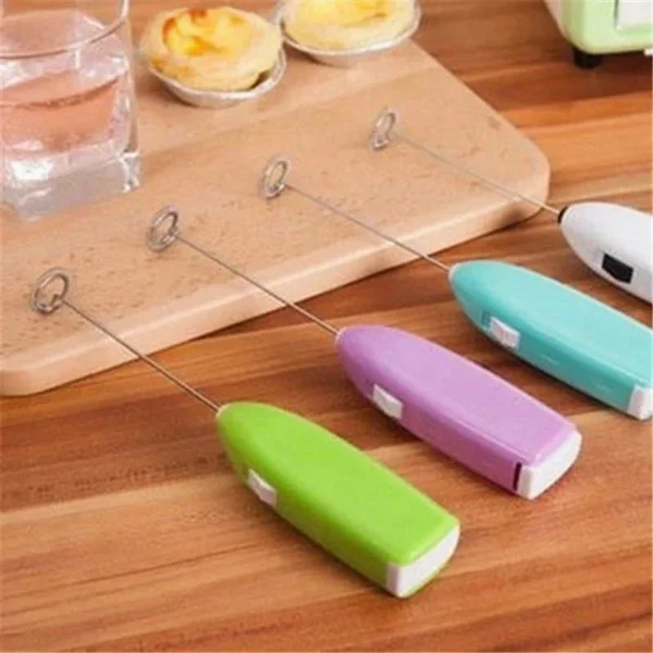 Electric Egg Beater Milk Drink Coffee Whisk Stirrer Mini Milk Frother Mixer Electric Home Kitchen Egg Beater for Kitchen Tools - Image 5