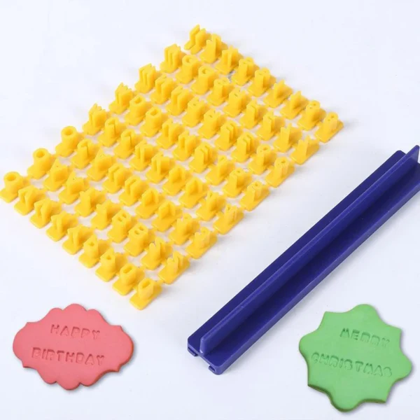 Letter And Number Cookie Mould English Alphanumeric Seal Cookies Mold Name Printing Stamps Reusable Symbol Baking Tools - Image 2